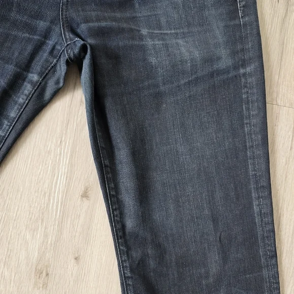 7 for Mankind | Standard dark indigo wash button-fly straight leg jeans MENS 32 - Picture 8 of 12